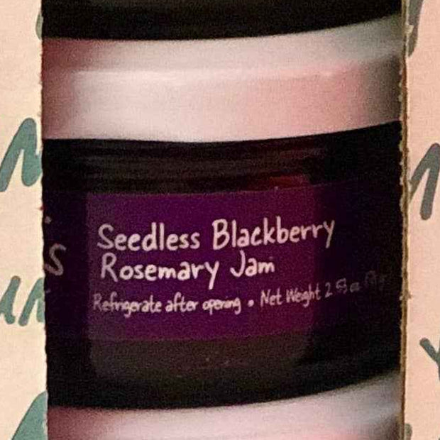 Seedless Blackberry Rosemary Jam