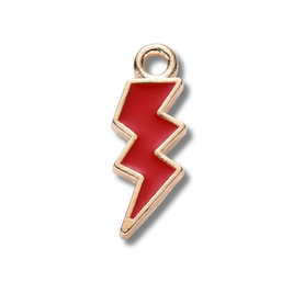 Love, Paige Designs - Lightening Bolt Colored Charm: Light Blue