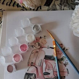 Book Nook Vine Tree  DIY Painting Kit