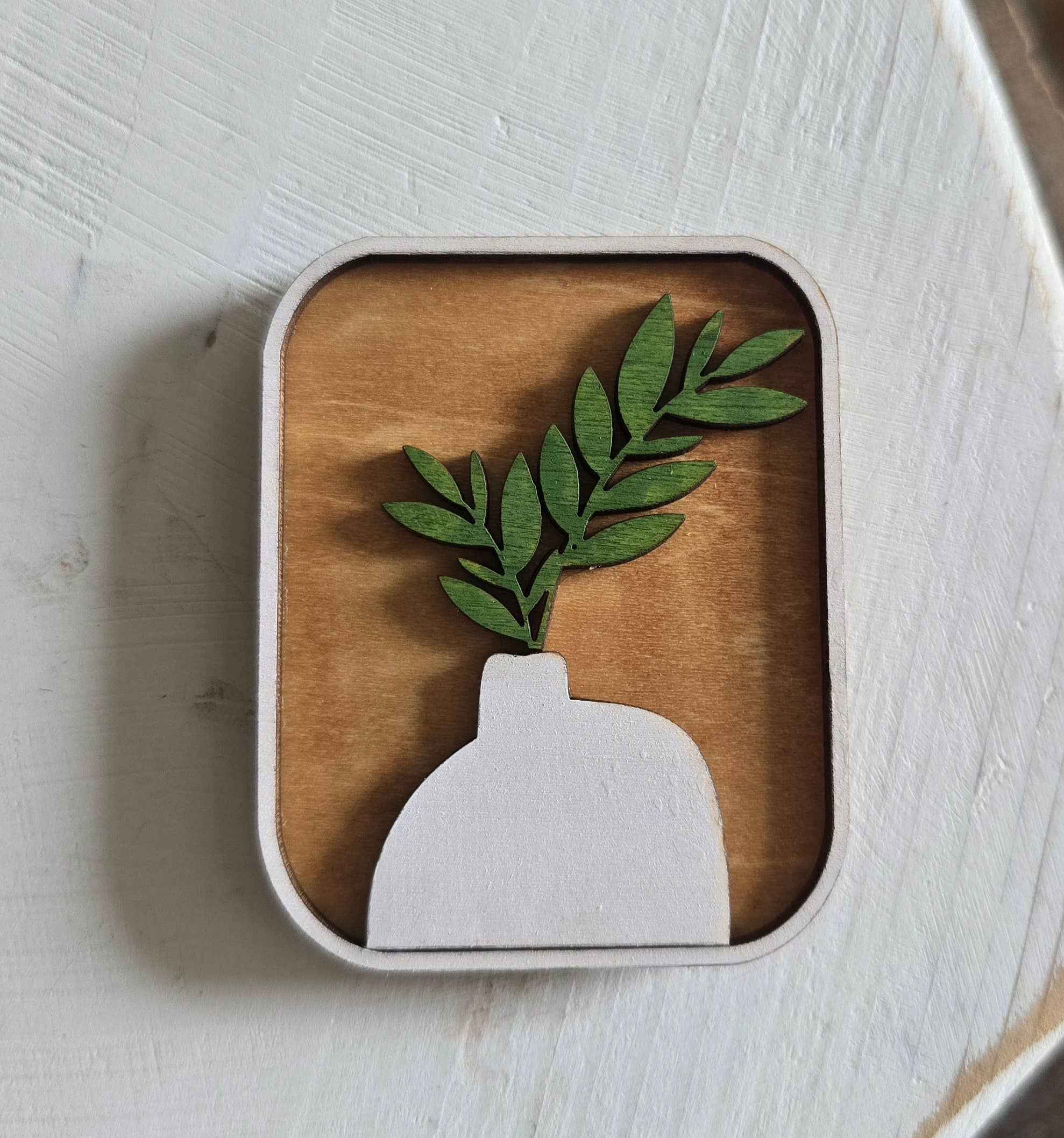 Botanical Magnet Set/ Plant Magnets/ Kitchen Magnets