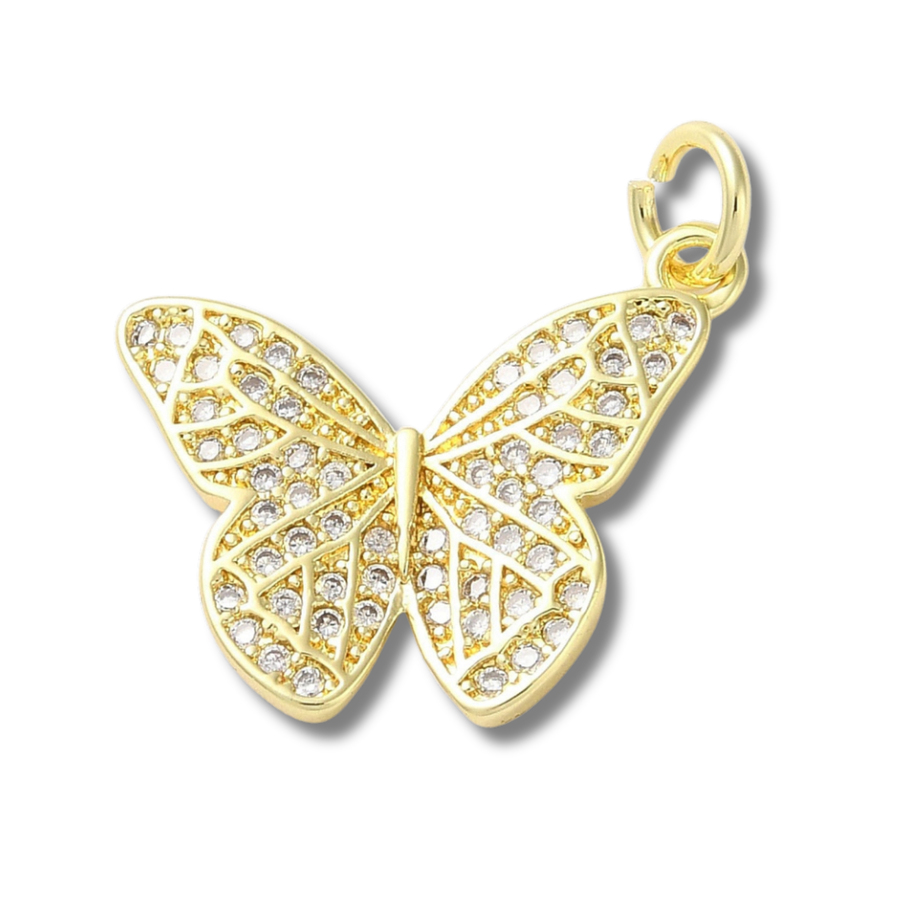 Love, Paige Designs - Butterfly Gold Charm