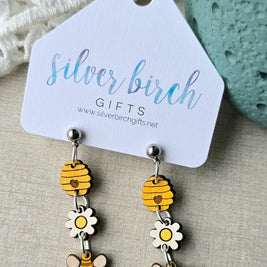 Happy Honey Bee Earring
