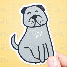 Dog Doodle #3 Sticker Vinyl Decal: 3