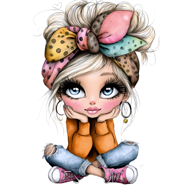 Blonde Dreamer DIY Painting  Art Kit