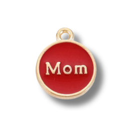 Love, Paige Designs - Mom Charm: Hot Pink