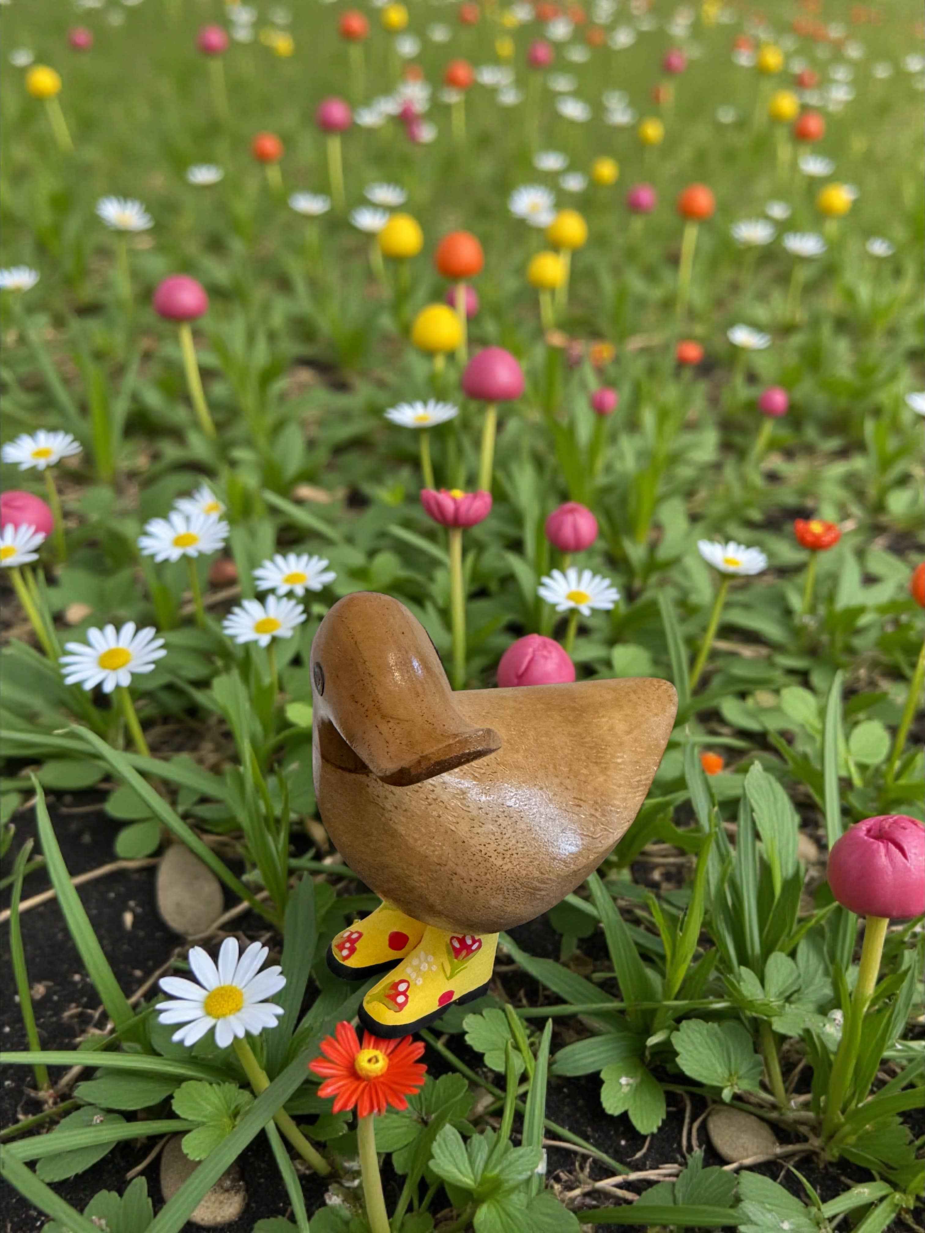 Flower Boots Bamboo Ducky 