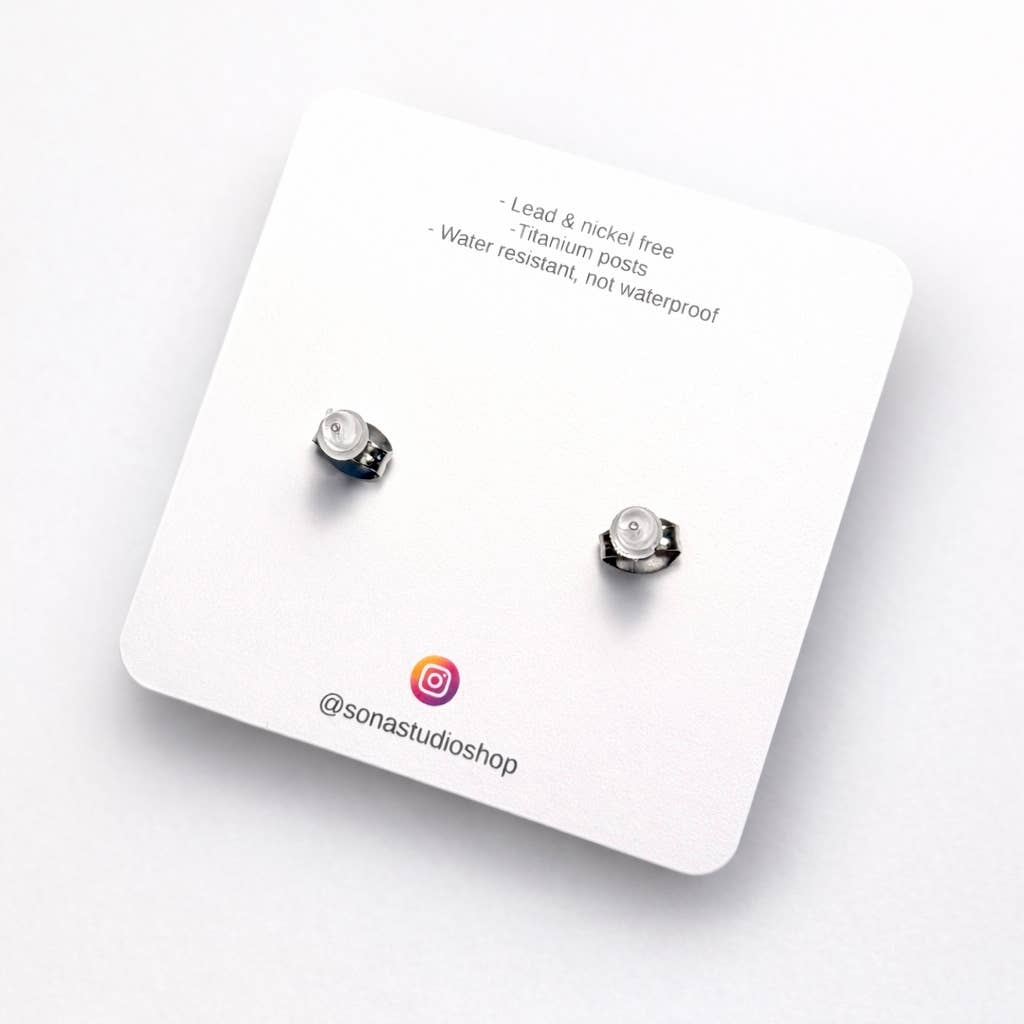 Reading Ghost Earrings