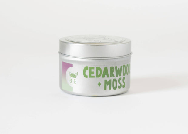 Cedarwood + Moss Candle Tin