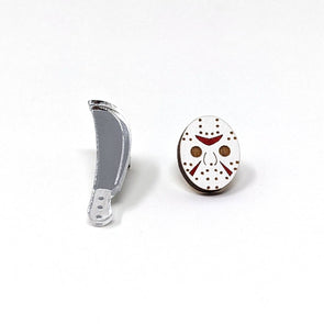 80s Slasher Horror Stud Earrings – Halloween Movie Gift