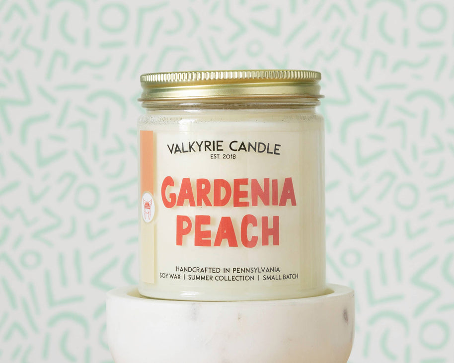 Gardenia Peach Candle | Summer Collection