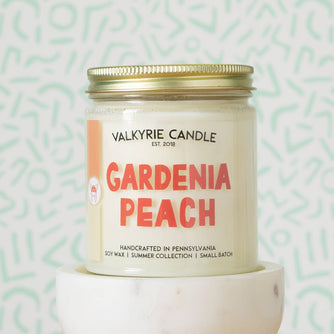 Gardenia Peach Candle | Summer Collection