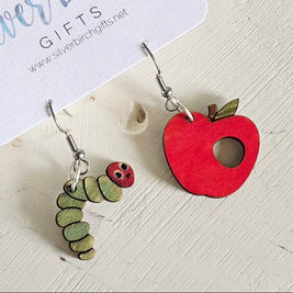 The Very Hungry Caterpillar Drop Earrings