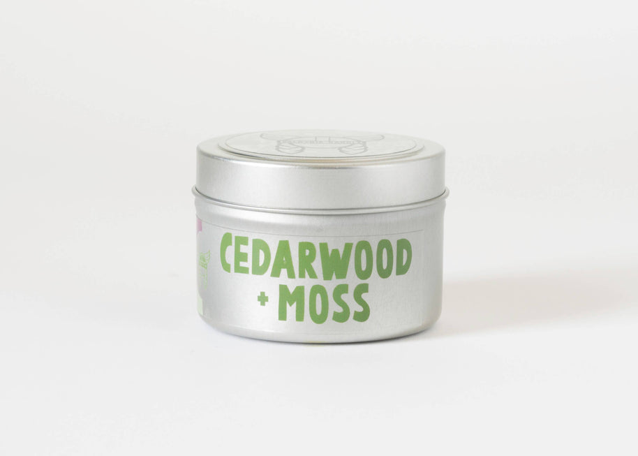Cedarwood + Moss Candle Tin