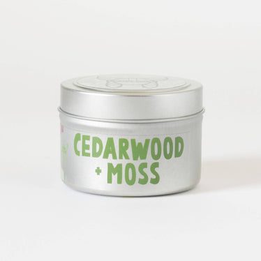 Cedarwood + Moss Candle Tin