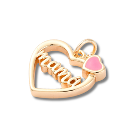 Mama Gold Pink Charm
