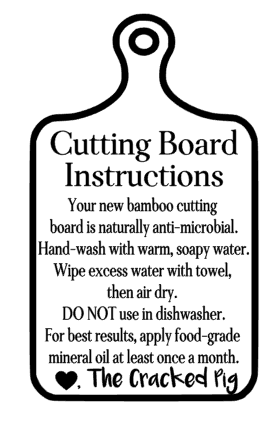 Grilling Themed Bamboo Cutting Boards