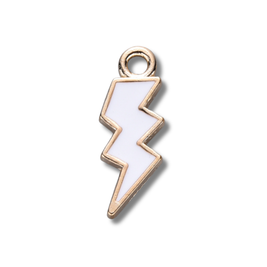 Love, Paige Designs - Lightening Bolt Colored Charm: Light Blue