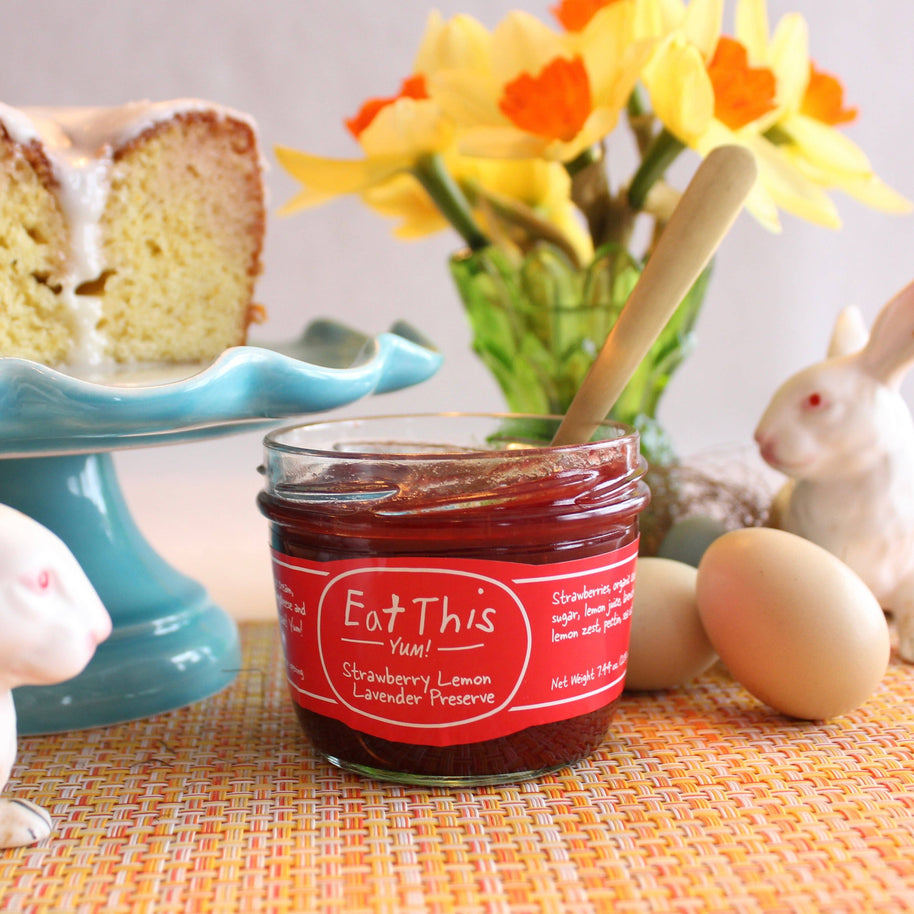 Strawberry Lemon Lavender Preserve