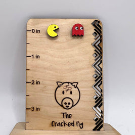 Pac Man Studs | Stainless Steel Hardware