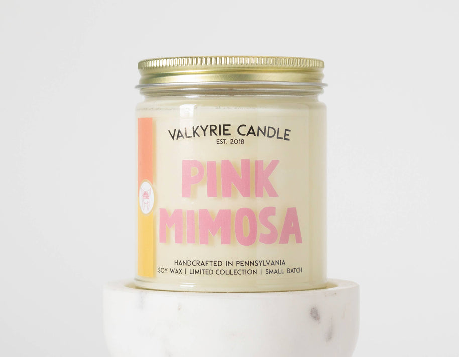 Pink Mimosa Candle