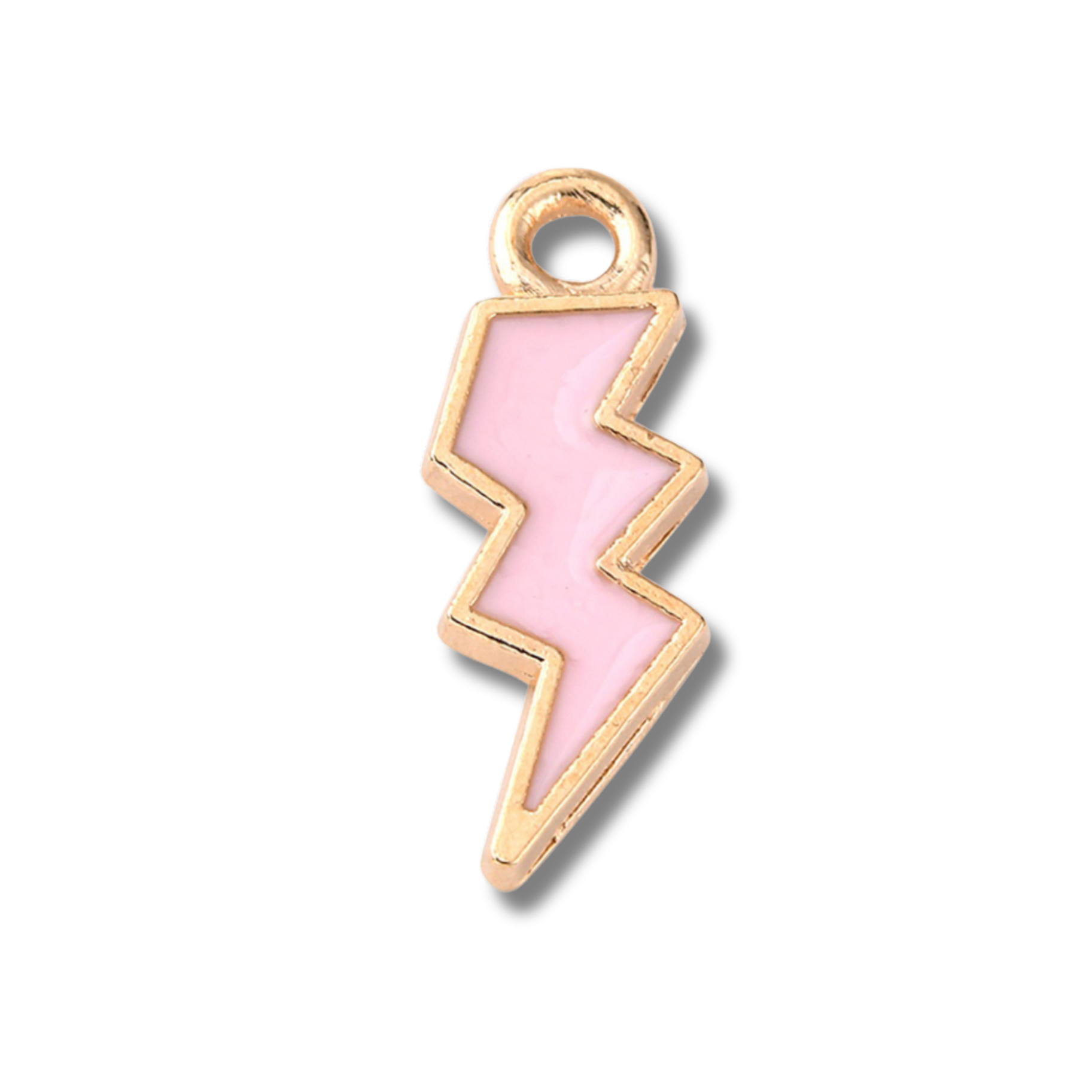 Love, Paige Designs - Lightening Bolt Colored Charm: Light Blue