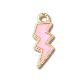 Love, Paige Designs - Lightening Bolt Colored Charm: Light Blue