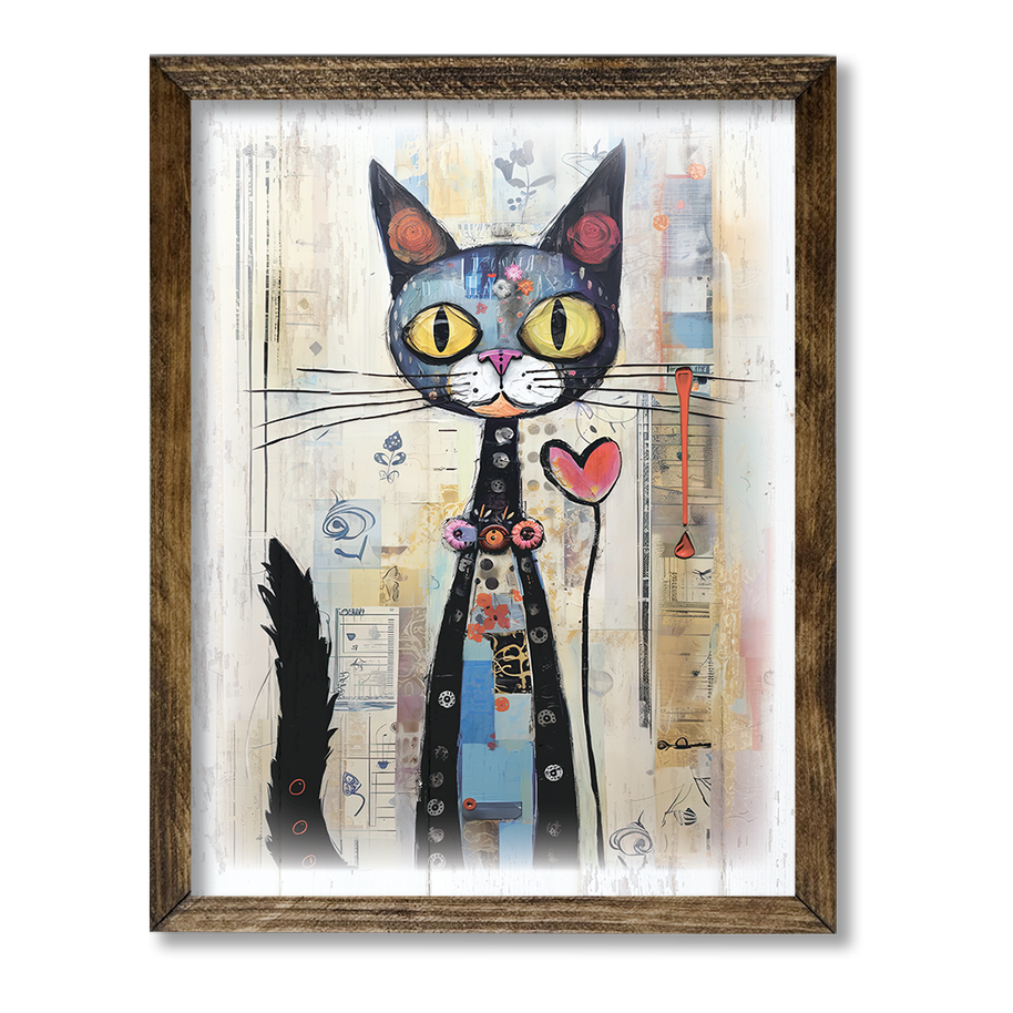 CAT ARTWORK 3: 9"x11"