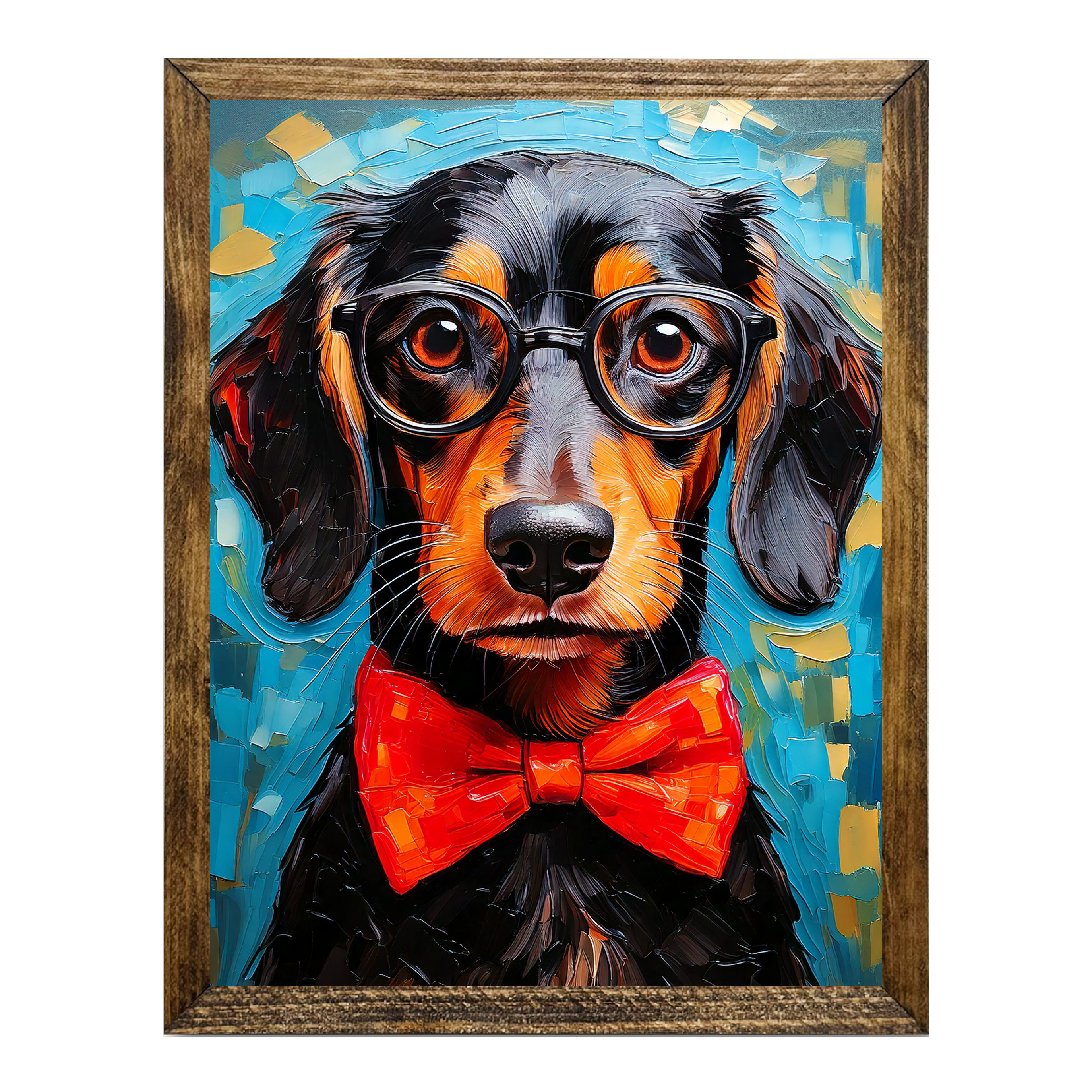 ANIMALS WITH GLASSES BLK DACH: 9