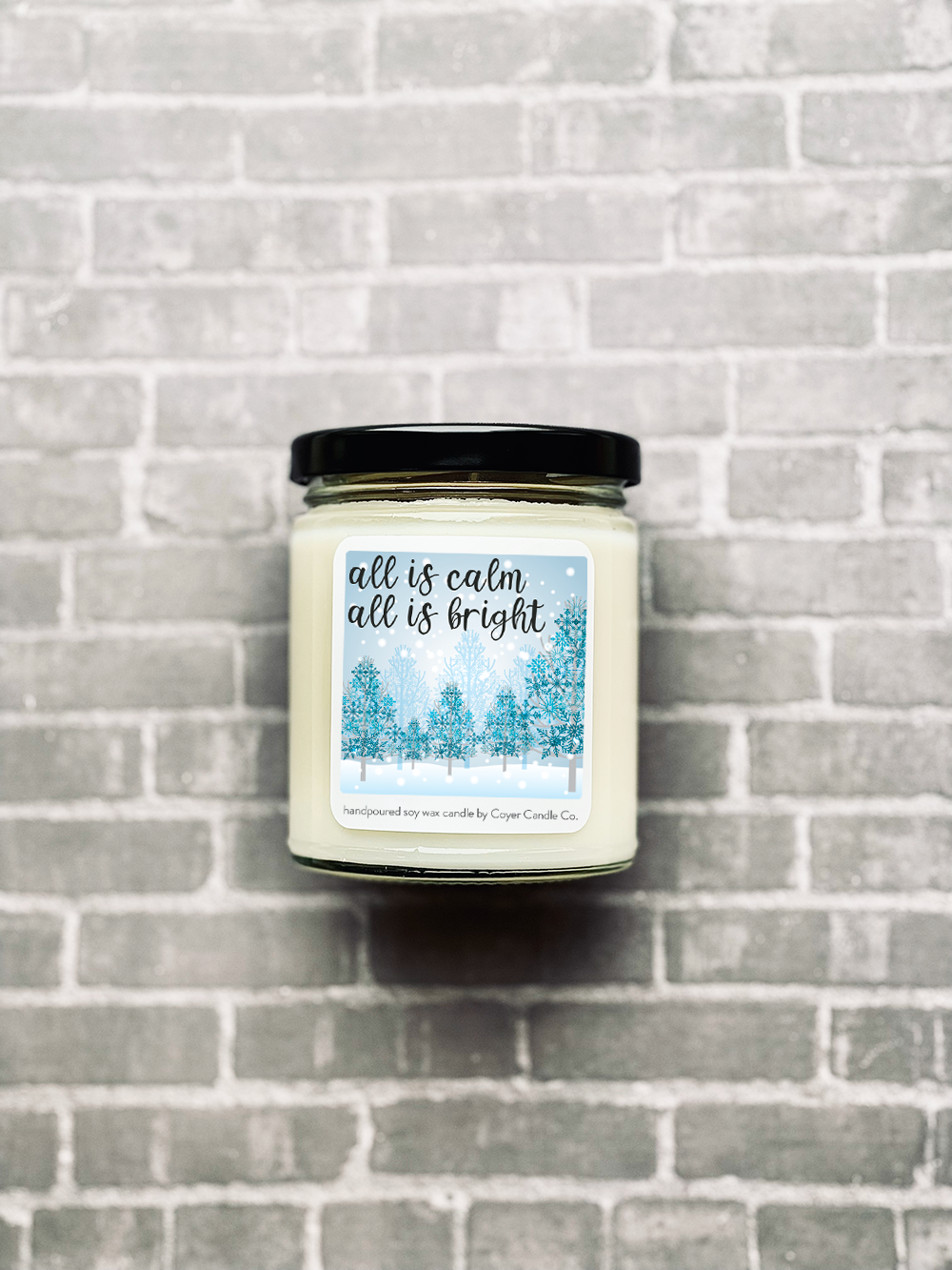 9 oz Jar Candle - All is Calm, All is Bright ❄️