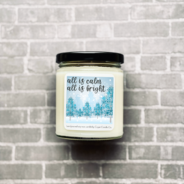 9 oz Jar Candle - All is Calm, All is Bright ❄️