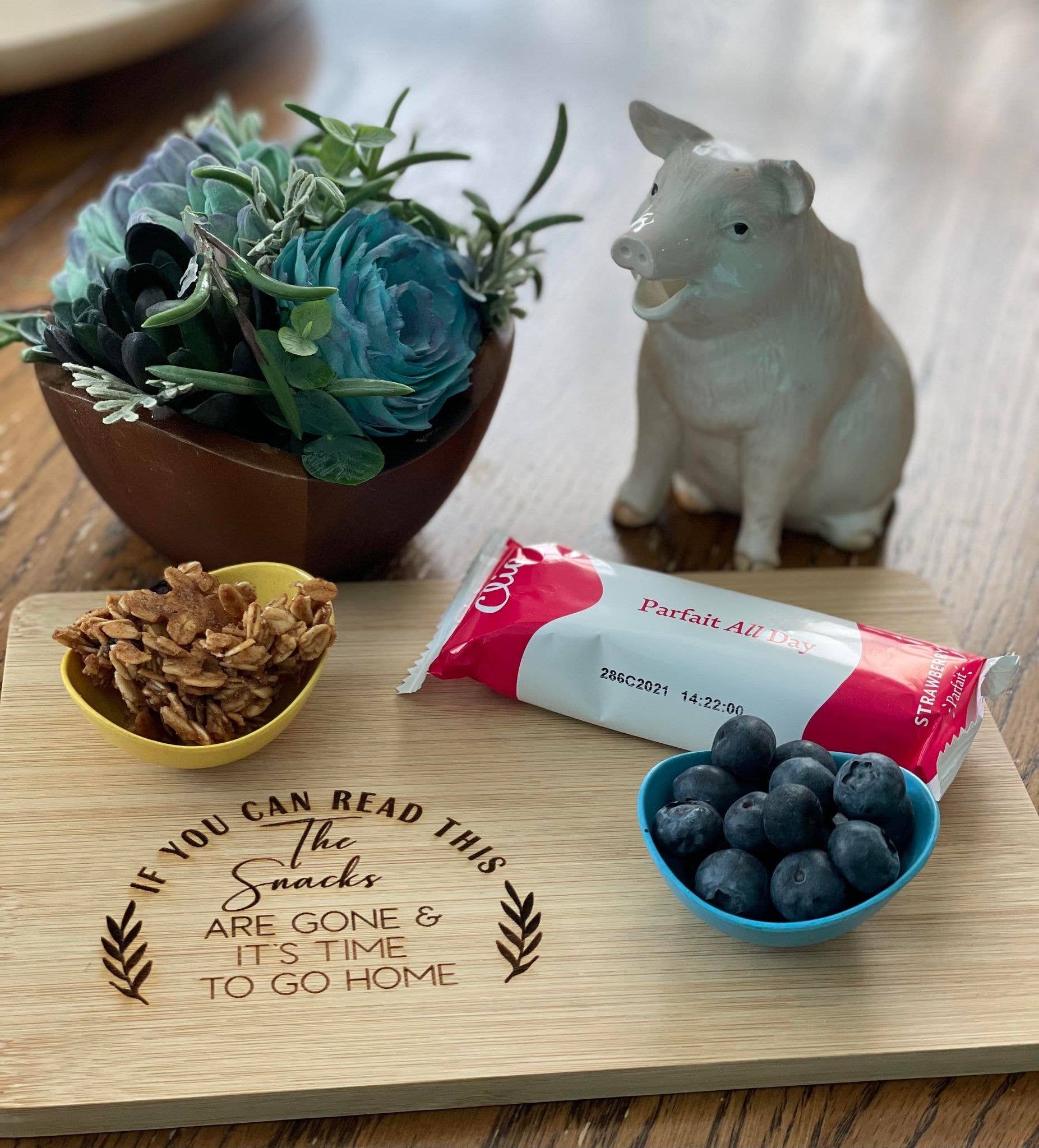 The Snacks Are Gone Small Charcuterie Board