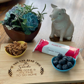 The Snacks Are Gone Small Charcuterie Board