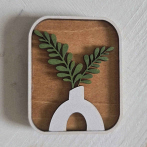 Botanical Magnet Set/ Plant Magnets/ Kitchen Magnets
