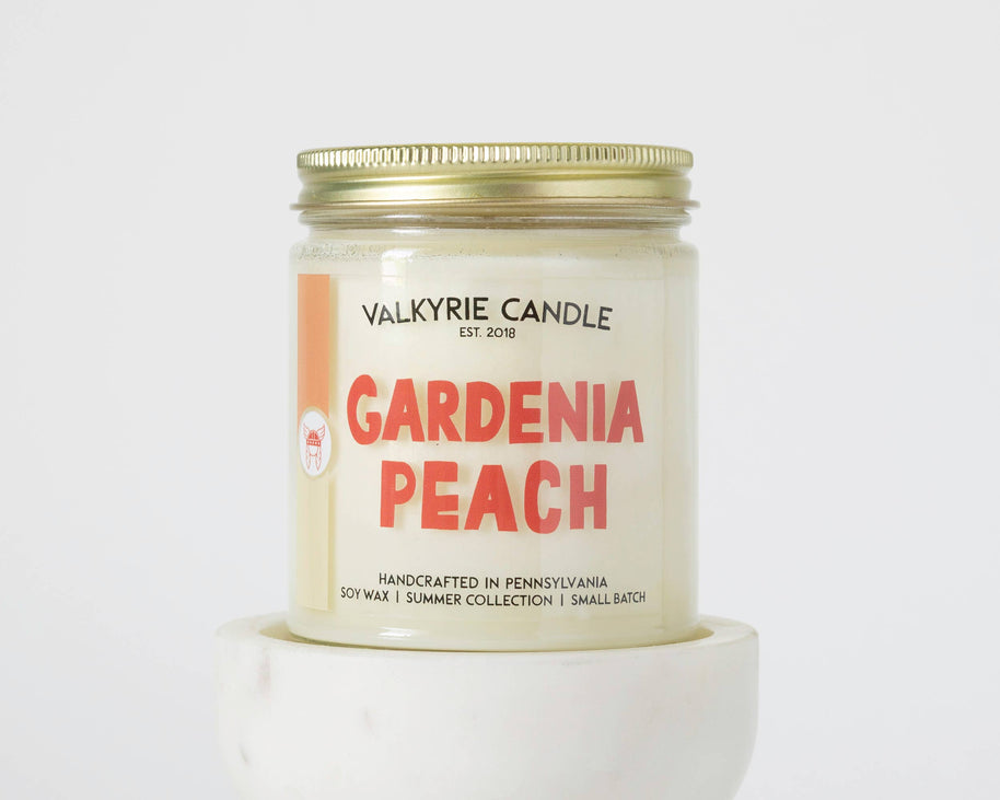 Gardenia Peach Candle | Summer Collection