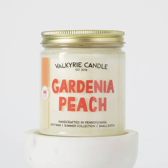 Gardenia Peach Candle | Summer Collection