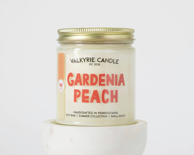 Gardenia Peach Candle | Summer Collection