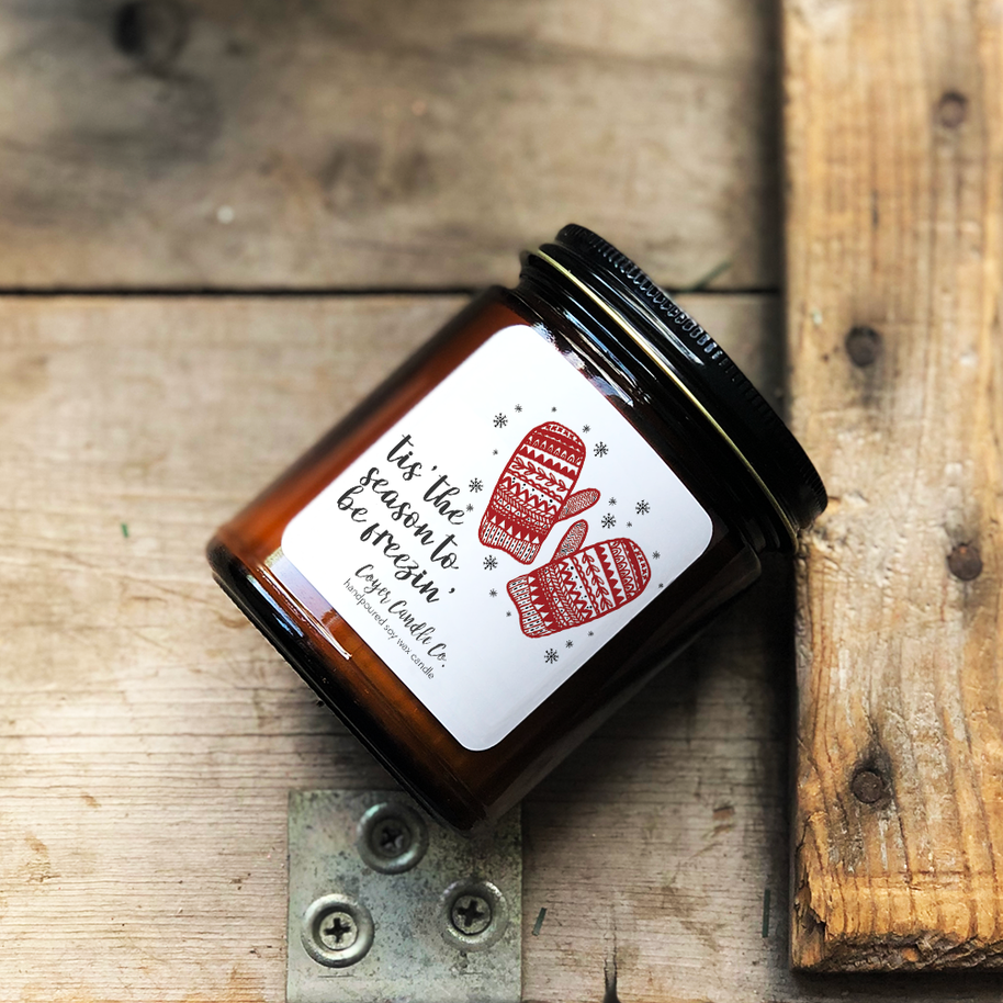 9 oz Jar Candle - Winter Mittens Candle
