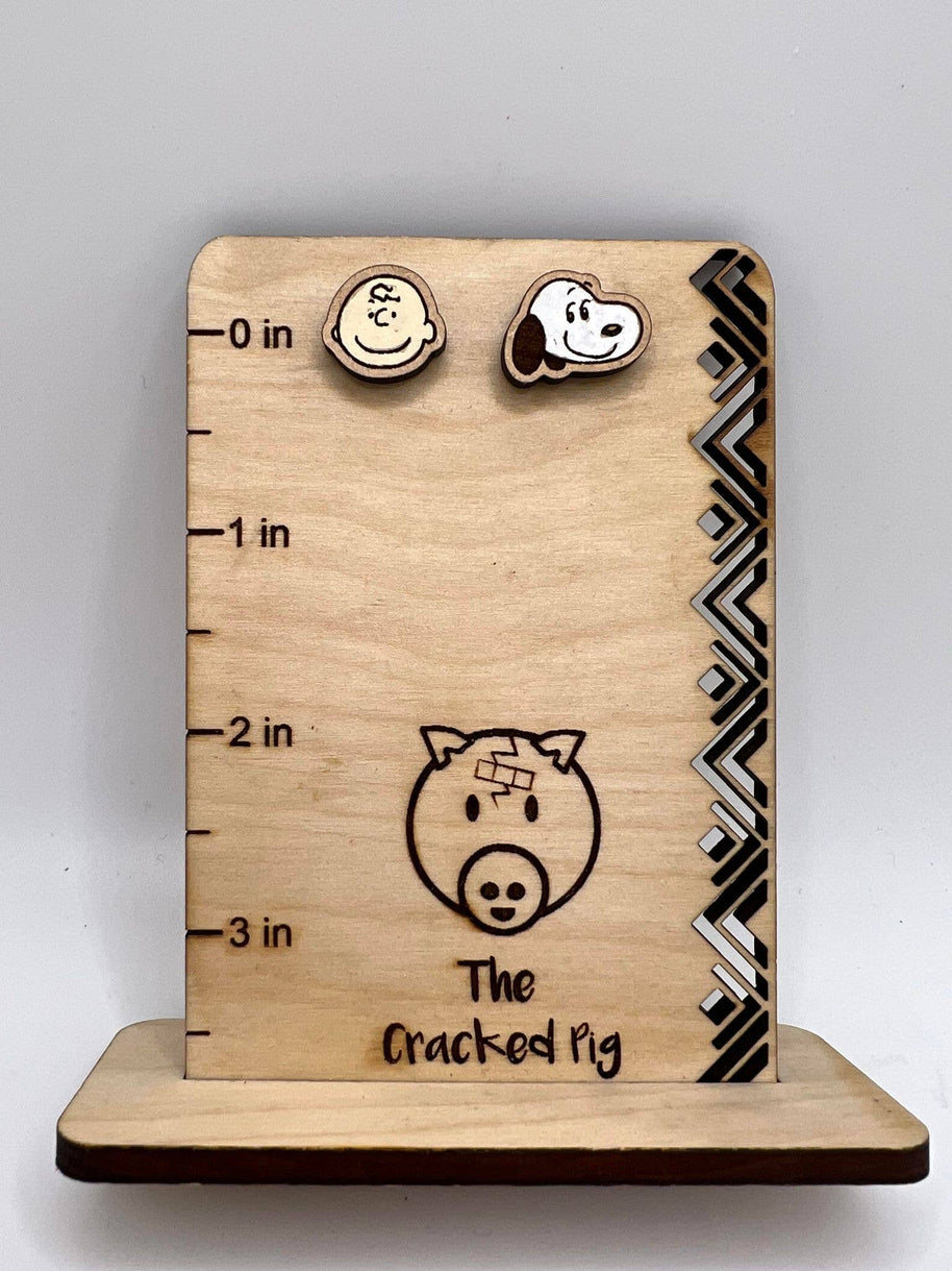 Snoopy Studs | Stainless Steel Hardware