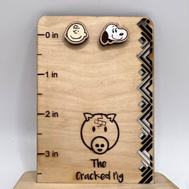 Snoopy Studs | Stainless Steel Hardware