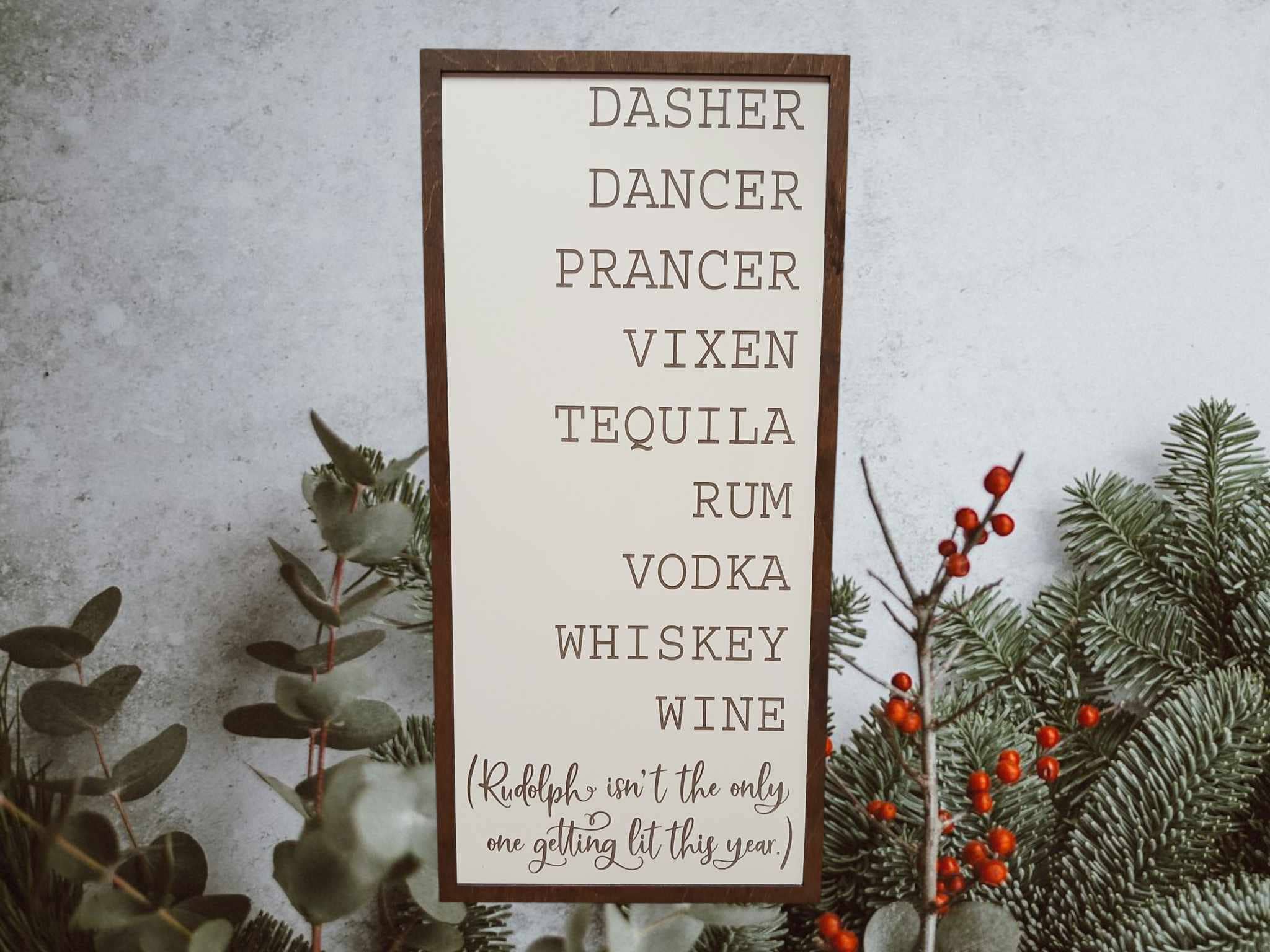 Christmas, reindeer, whiskey!