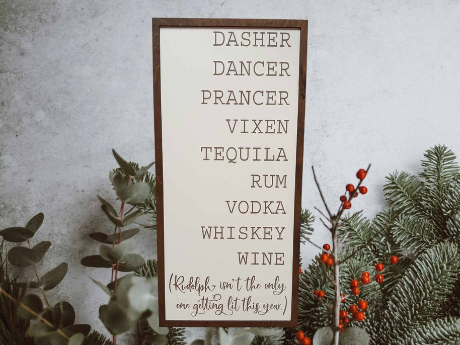 Christmas, reindeer, whiskey!