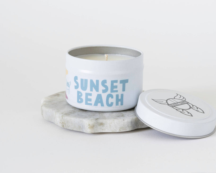 Sunset Beach Tin | Summer Collection