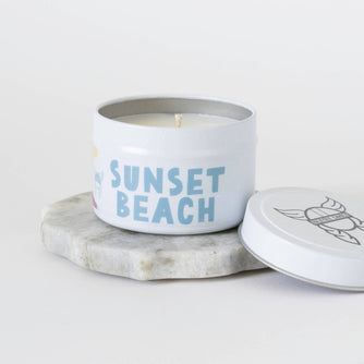 Sunset Beach Tin | Summer Collection