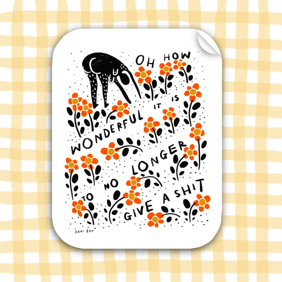 OH HOW WONDERFUL Sticker