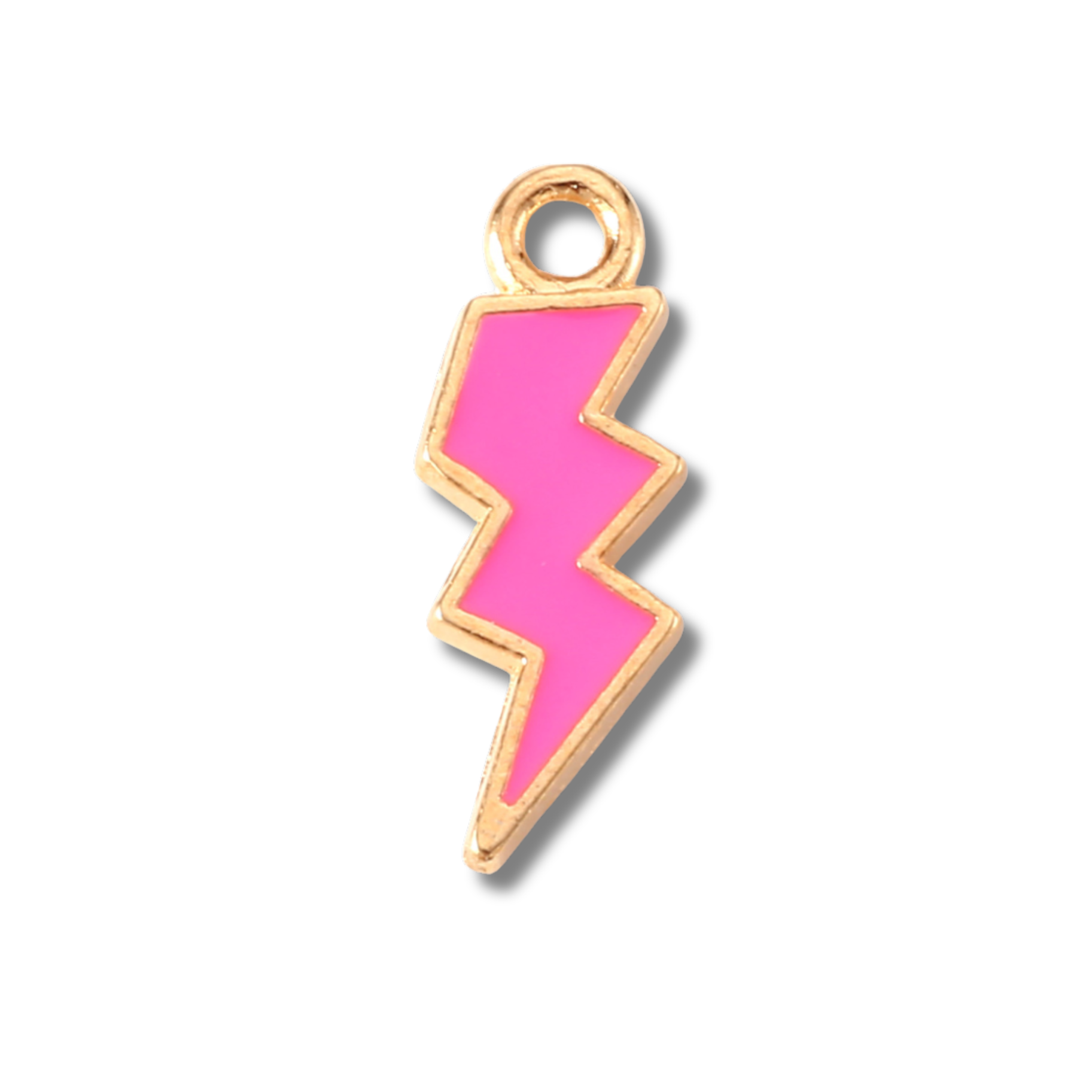 Love, Paige Designs - Lightening Bolt Colored Charm: Light Blue