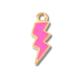 Love, Paige Designs - Lightening Bolt Colored Charm: Light Blue