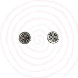 Sterling Silver Ripple Studs