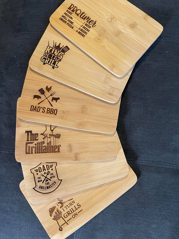 Grilling Themed Bamboo Cutting Boards