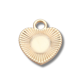 Love, Paige Designs - Heart Gold Charm