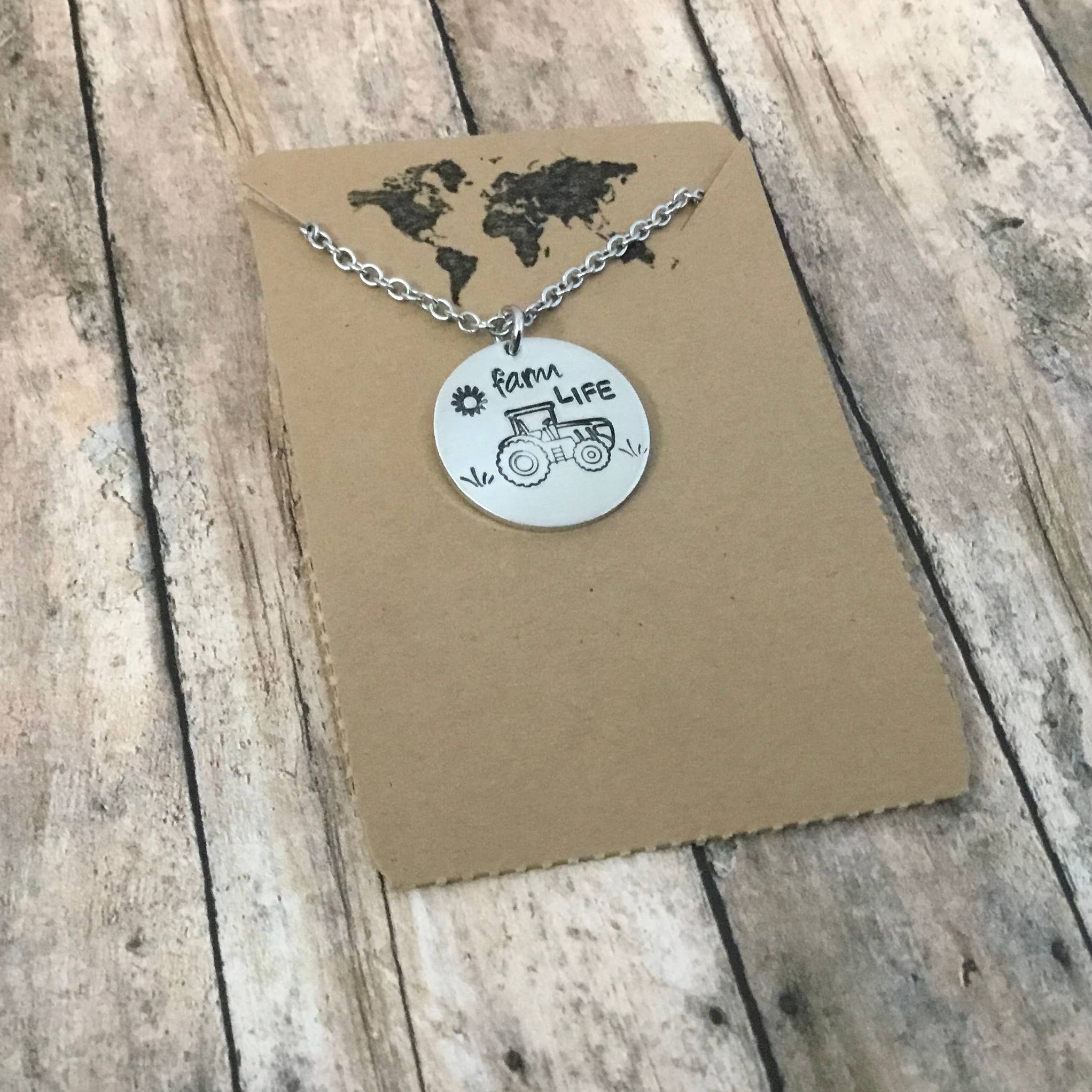 Farm Life Tractor pendant